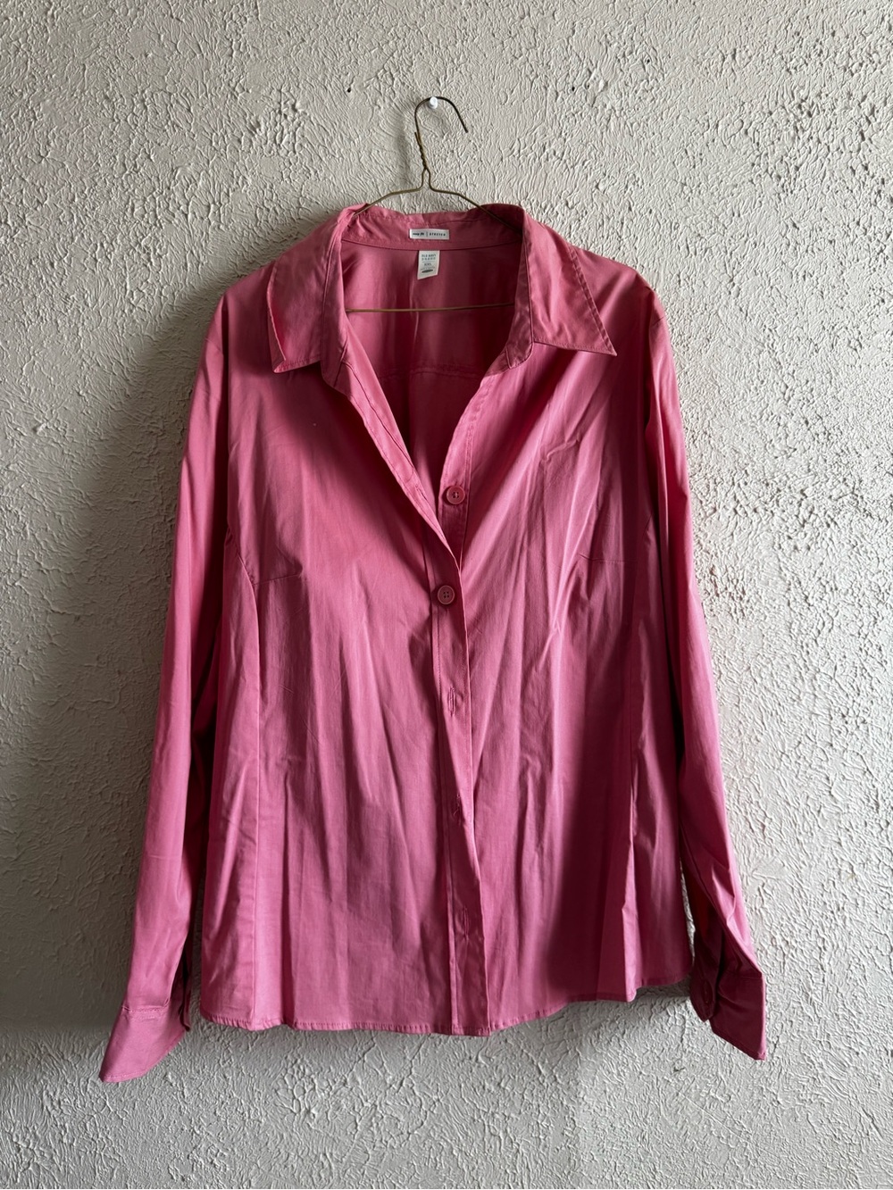 Old Navy Women's Button-Down Shirt - Bright Pink